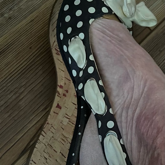 SPERRY Top Sider Cork Wedge Heels Size 8M - Picture 4 of 7